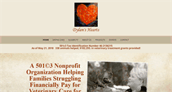 Desktop Screenshot of dylanshearts.com